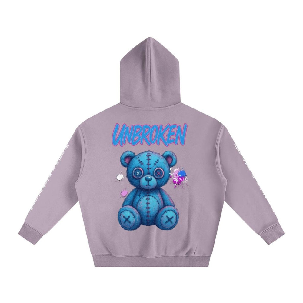 UNBROKEN Blue Teddy Sweater – Cozy, Oversized & Unapologetically You - Gooso Pixel