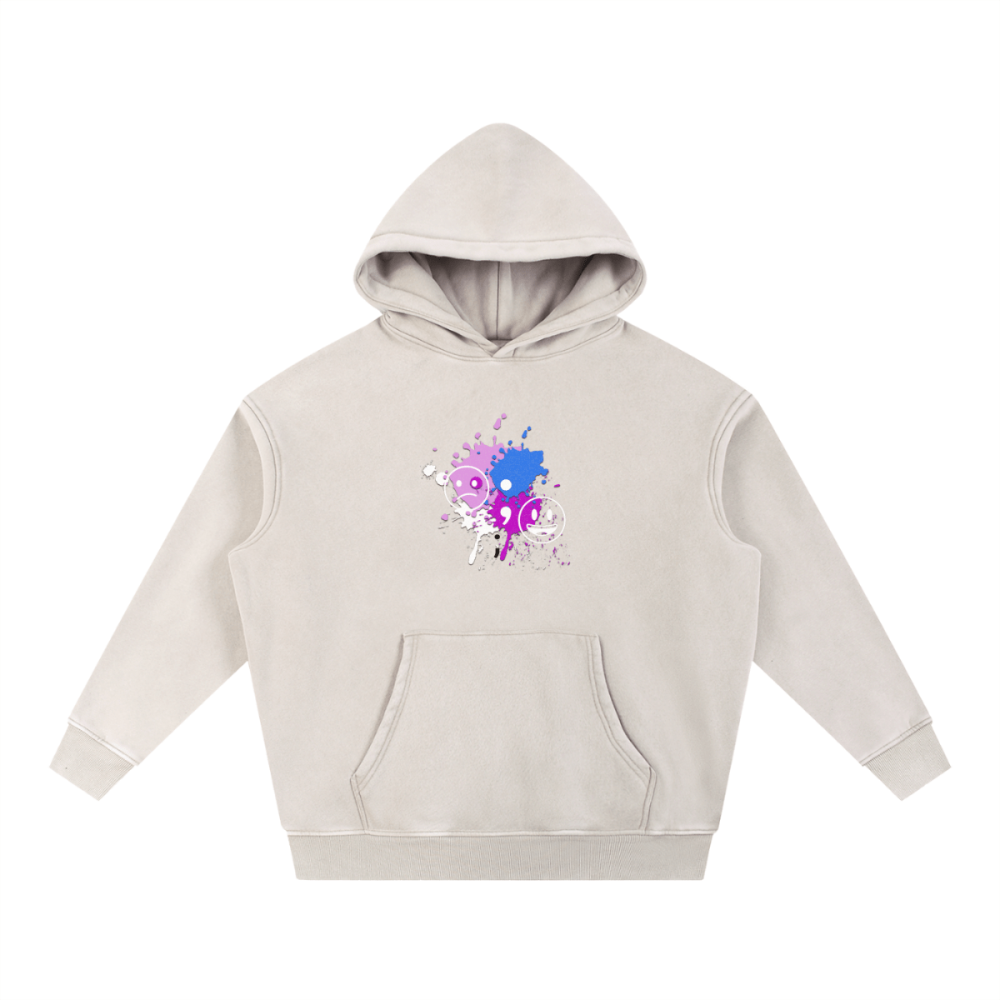 UNBROKEN Blue Teddy Sweater – Oversized Hoodie with Meaning - Gooso Pixel