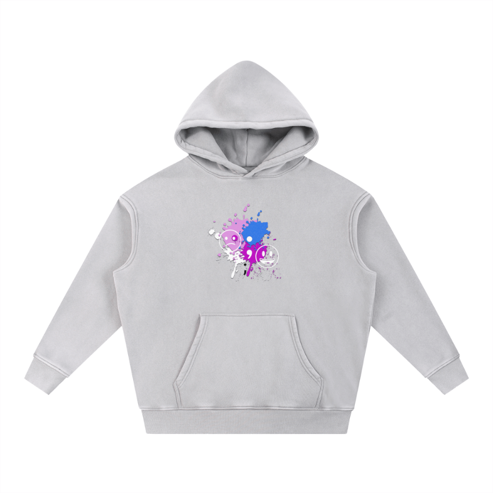 UNBROKEN Blue Teddy Sweater – Oversized Hoodie with Meaning - Gooso Pixel