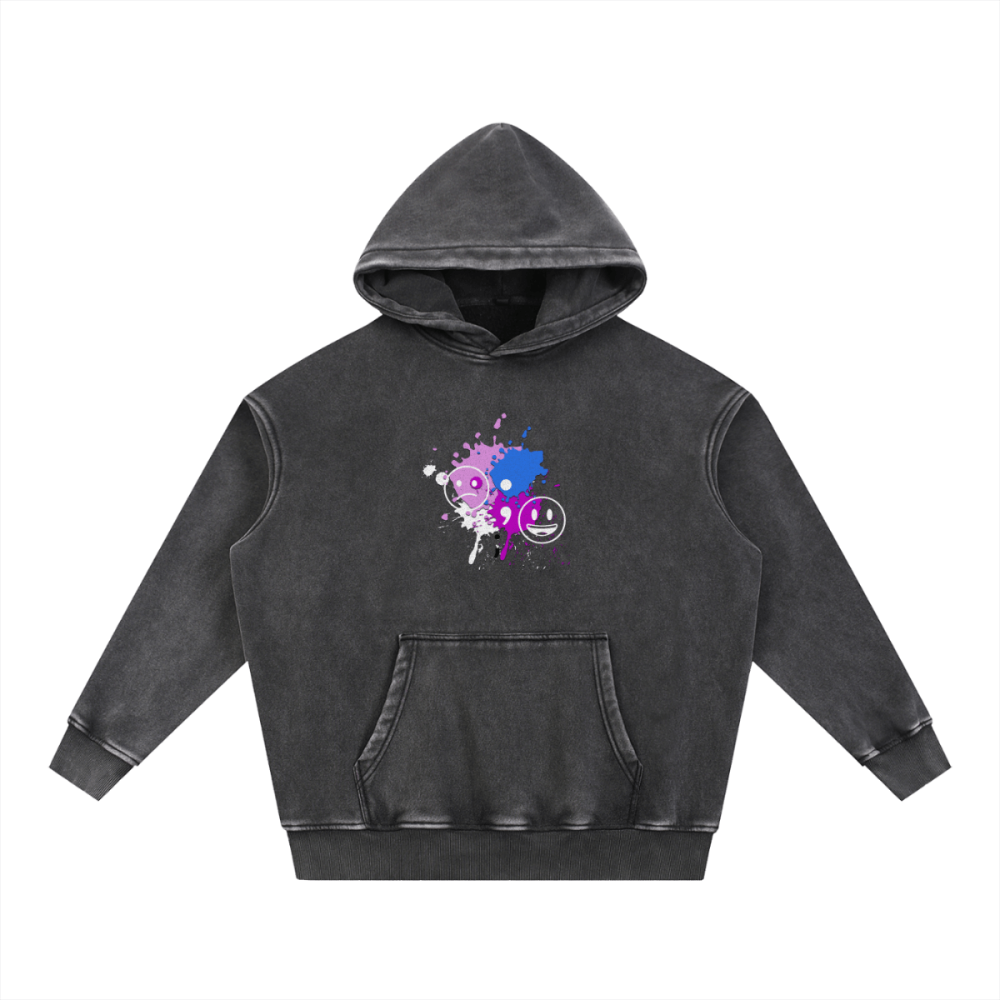 UNBROKEN Blue Teddy Sweater – Oversized Hoodie with Meaning - Gooso Pixel