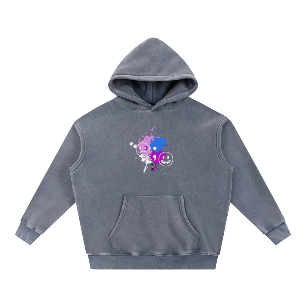 UNBROKEN Blue Teddy Sweater – Oversized Hoodie with Meaning - Gooso Pixel