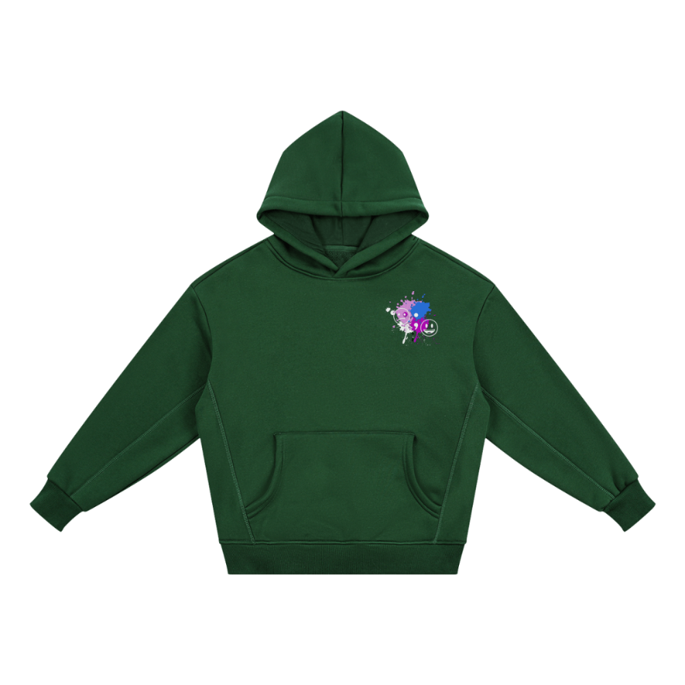 UNBROKEN Oversized Blue Teddy Hoodie – Authentic & Cozy Street Style Kid Teen - Gooso Pixel