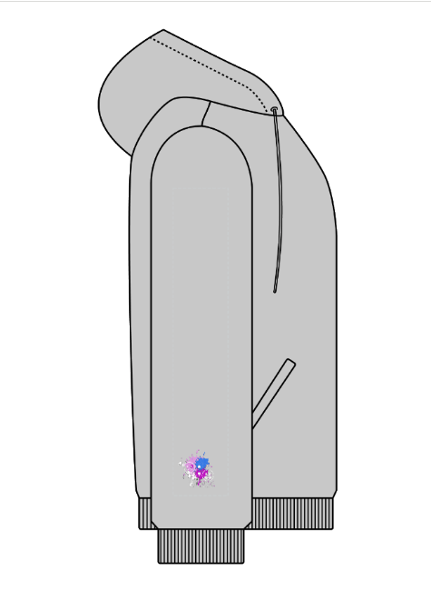 UNBROKEN Teddy Hoodie – Suicide Awareness Semicolon Edition (Unisex Loose Fit) - Gooso Pixel