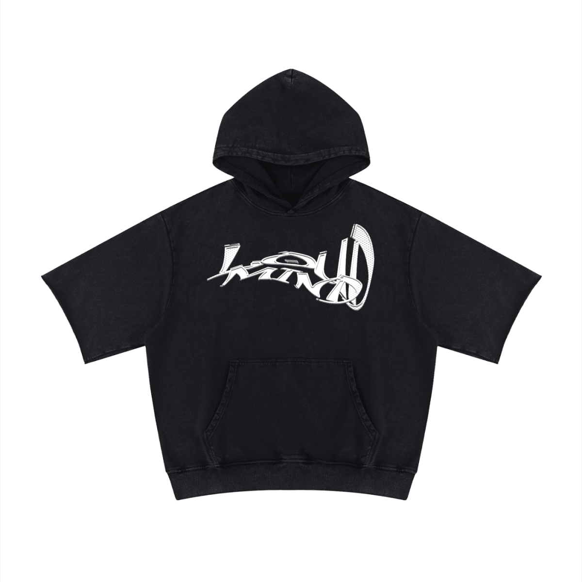Unisex Mineral Wash Short Sleeve Hoodie - Gooso Pixel LLC