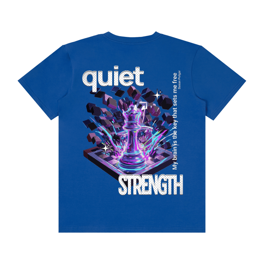 Unisex Quiet Strength Tee, Mental Health Awareness Chess Queen Unisex T-Shirt - Gooso Pixel LLC
