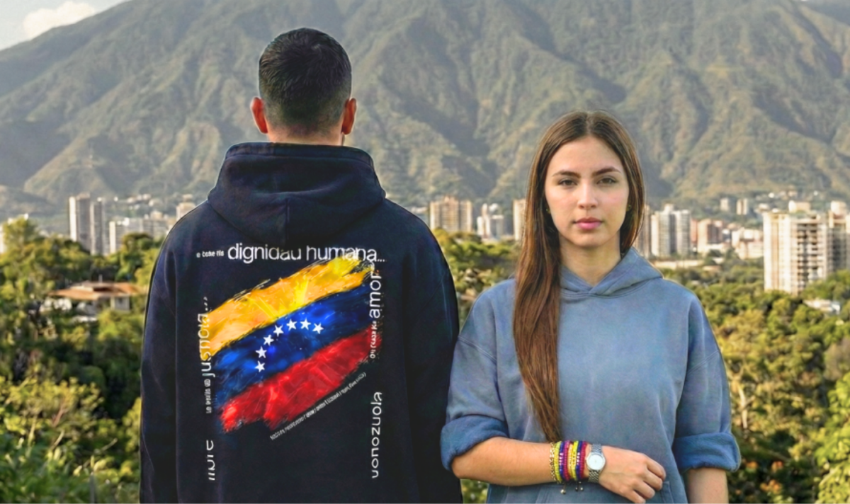 two venezuelans en los naranjos with el avila on the background 