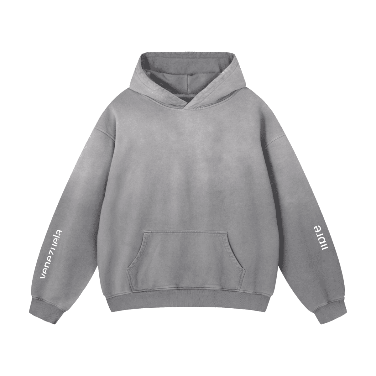 Venezuela Libre Hoodie - Distressed Flag Oversized Sweatshirt with María Corina Machado Tribute - Gooso Pixel LLC