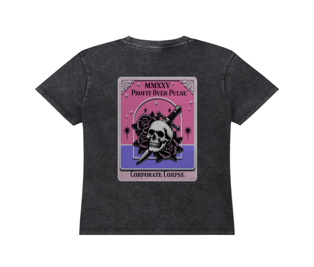 Vintage Wash Graphic T-Shirt for Women – MMXXV Streetwear - Gooso Pixel