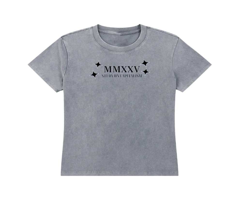 Vintage Wash Graphic T-Shirt for Women – MMXXV Streetwear - Gooso Pixel