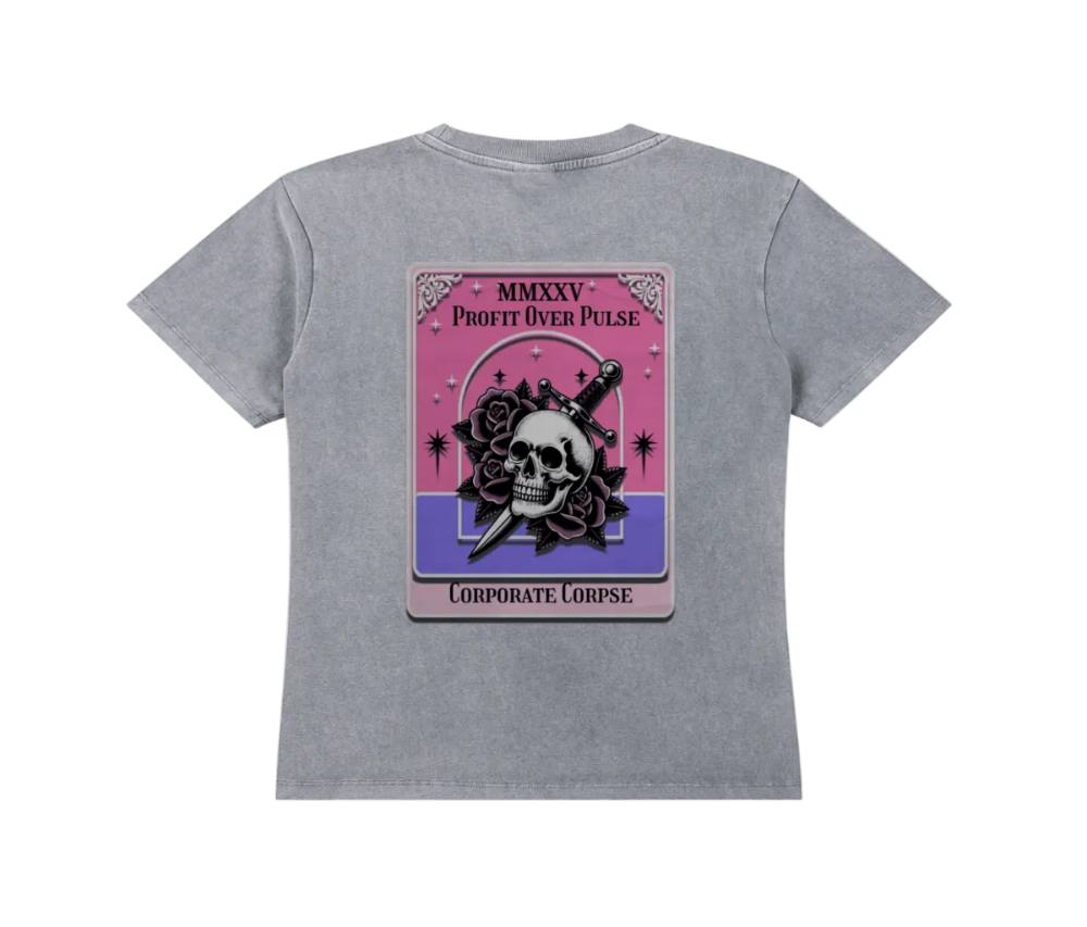 Vintage Wash Graphic T-Shirt for Women – MMXXV Streetwear - Gooso Pixel