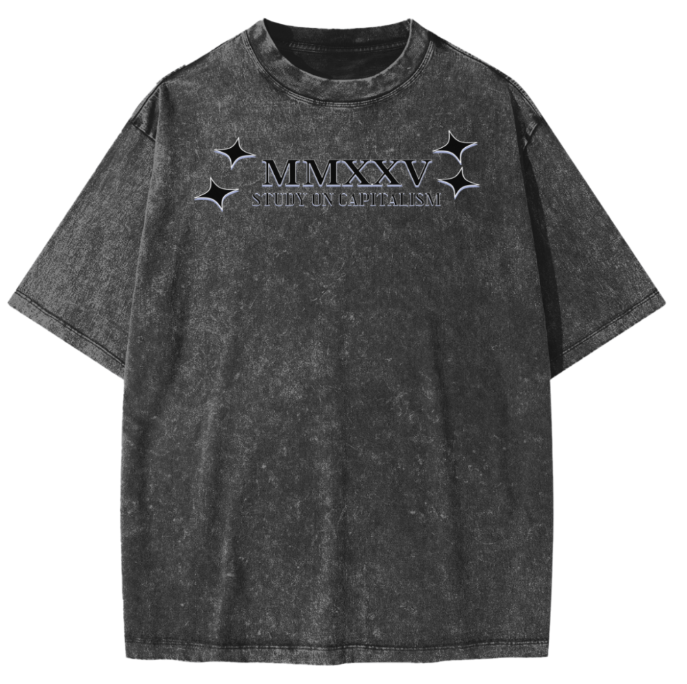 Vintage Wash “MMXXV Corporate Corpse” Unisex Heavyweight T-Shirt – Streetwear - Gooso Pixel