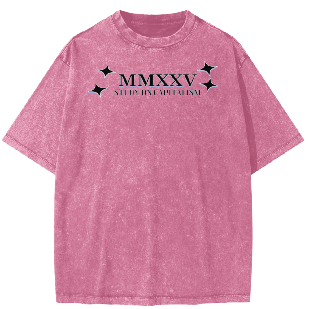 Vintage Wash “MMXXV Corporate Corpse” Unisex Heavyweight T-Shirt – Streetwear - Gooso Pixel
