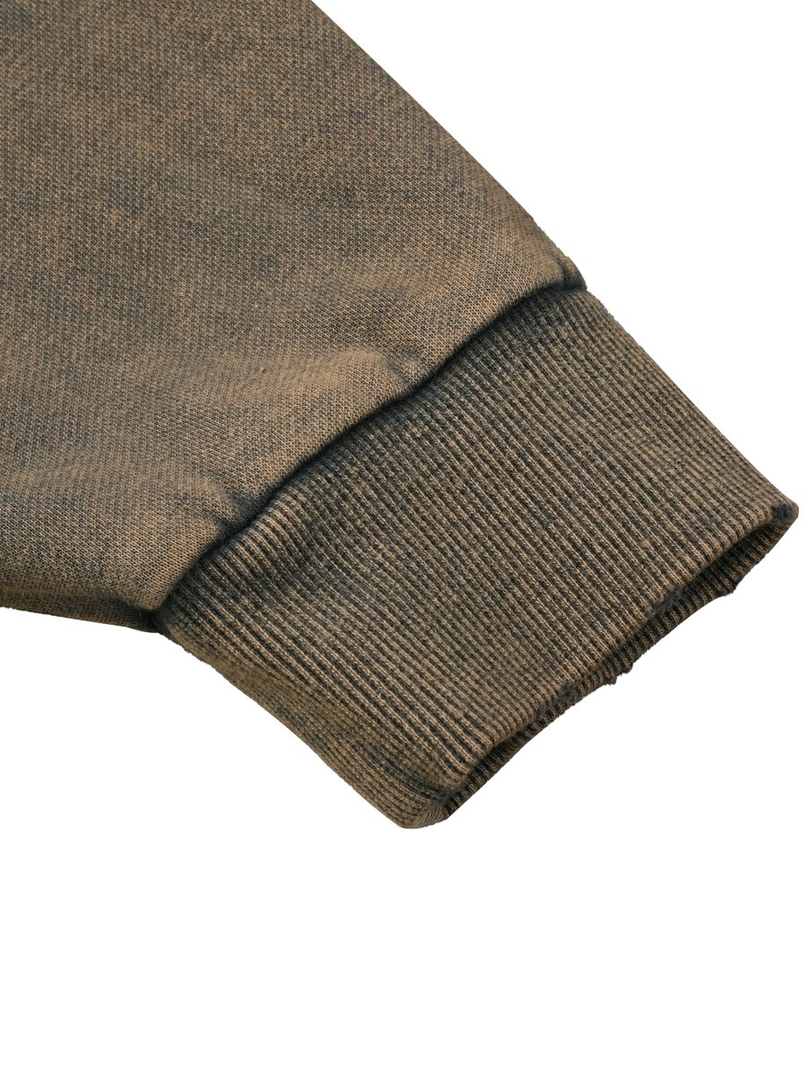 Vintage Washed Frayed - Hem Hoodie - Gooso Pixel LLC