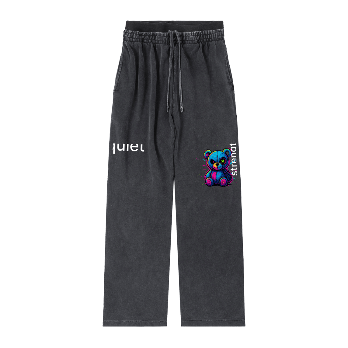 Vintage Washed Waist Pants - Gooso Pixel LLC