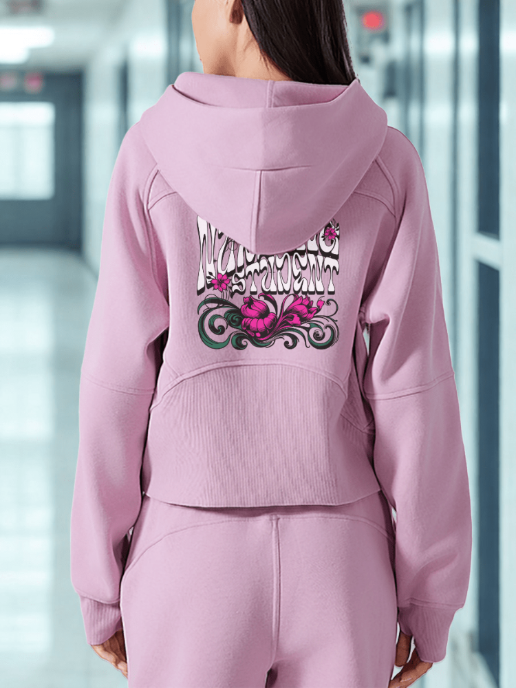 Women’s Cropped Half - Zip— Nursing Student Edition - Gooso Pixel